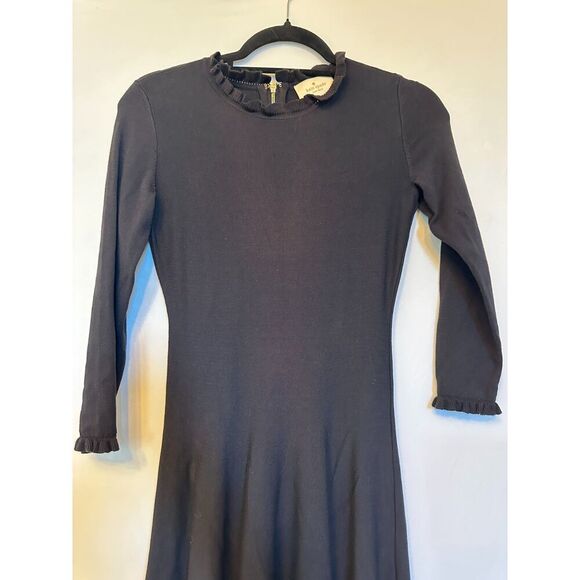 Kate Spade Navy Midi Dress Size XXS - Picture 3 of 6